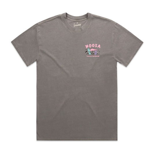 BEACH BAR TEE - HEAVY FADED GREY